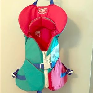 Life Jacket Stohlquist Girls Pink Turquoise PFD